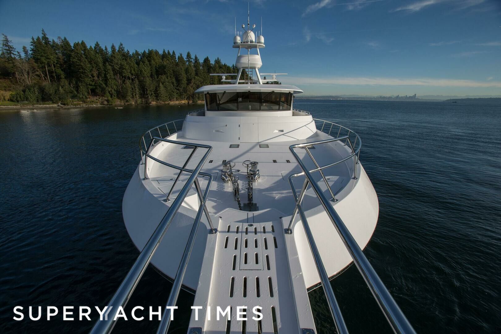Cazador yacht deck