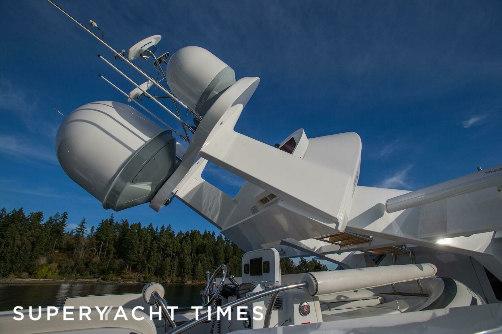 Cazador yacht deck