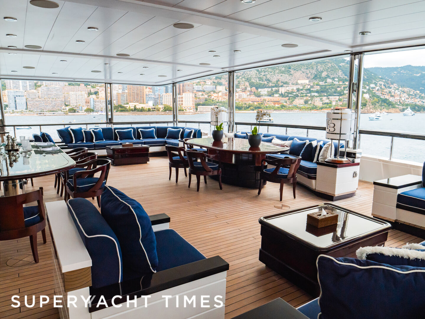 Force Blue yacht deck