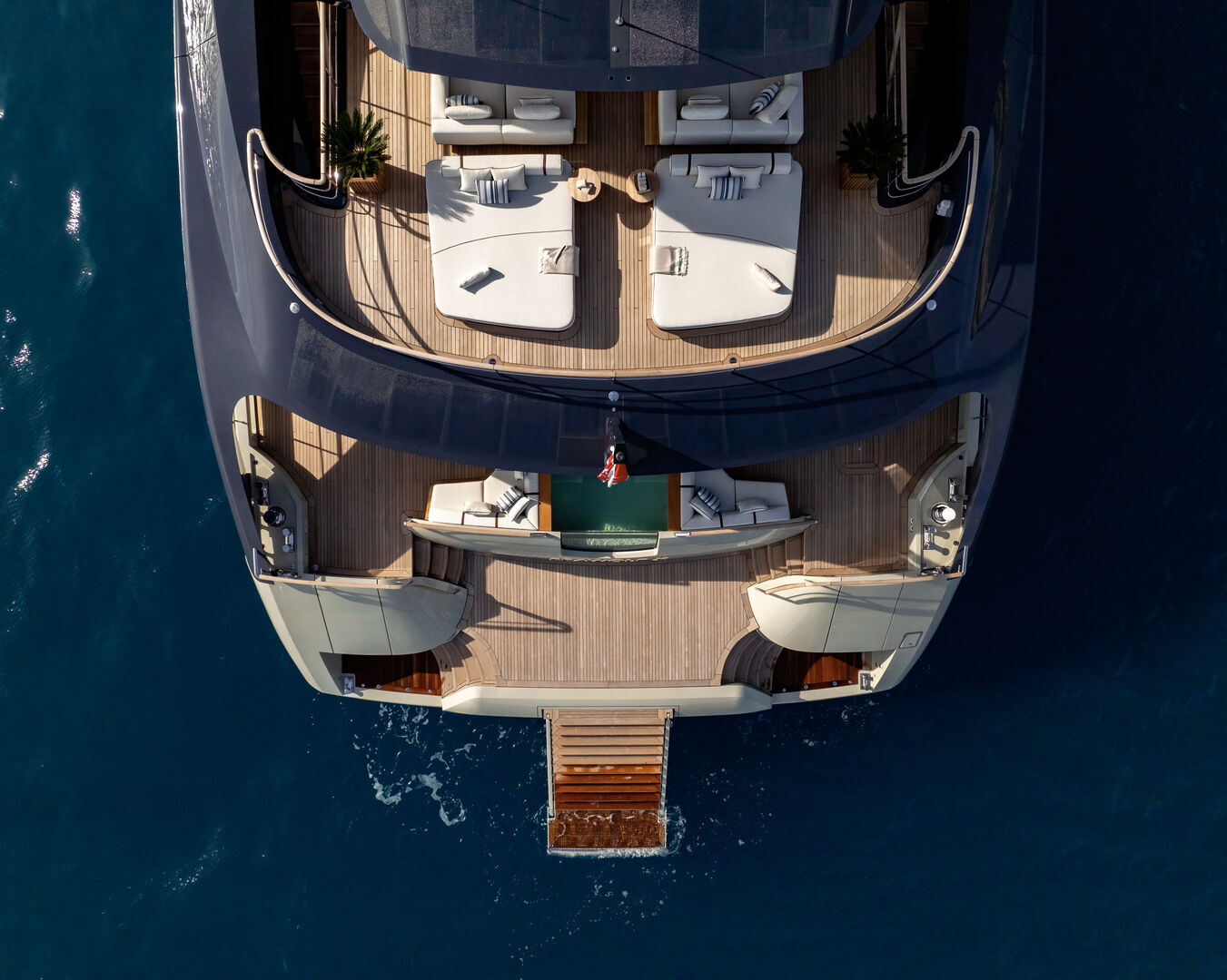 Seawolf X yacht aerial