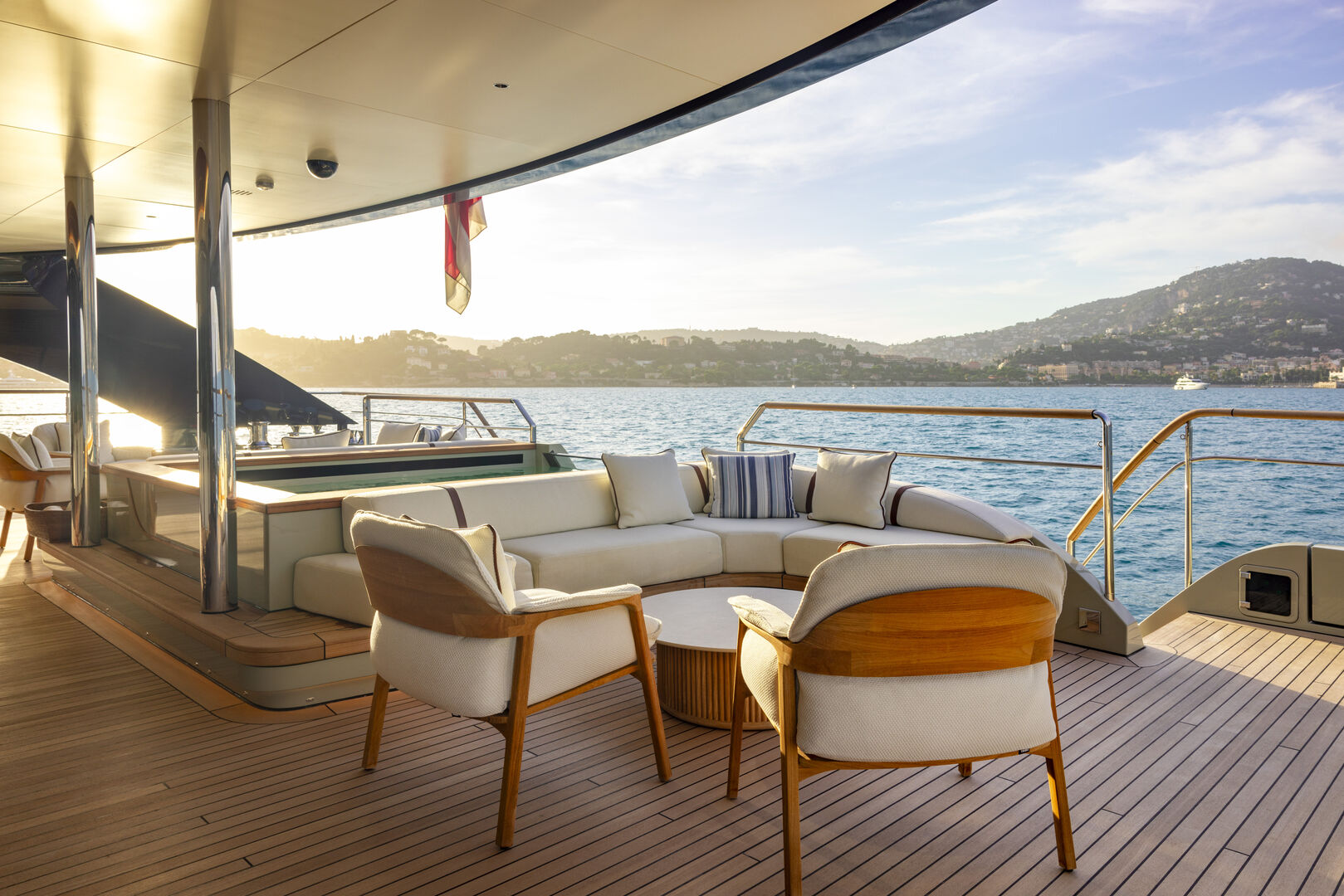 Seawolf X yacht deck