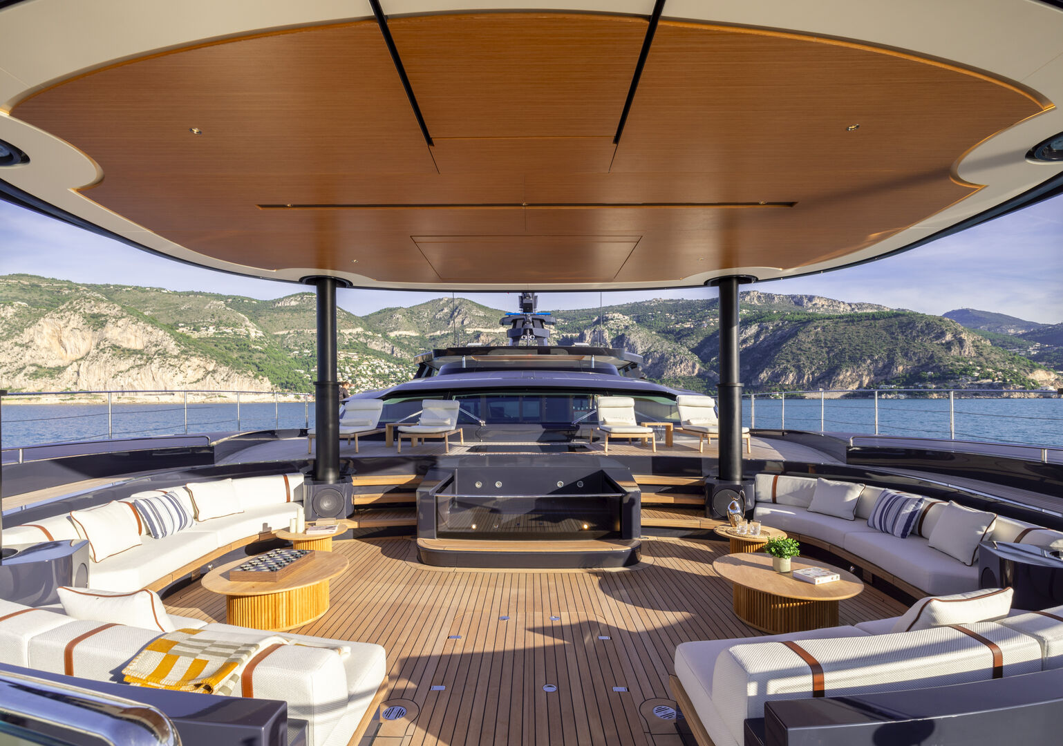 Seawolf X yacht deck