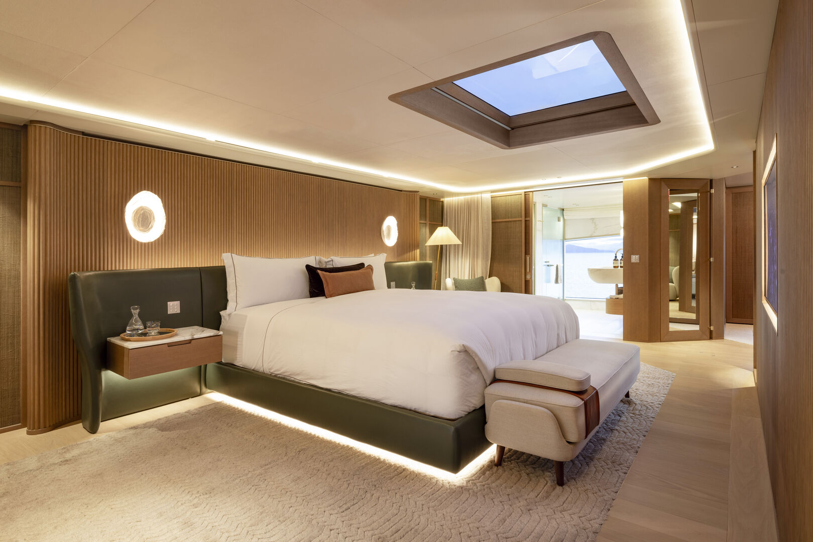 Seawolf X yacht stateroom