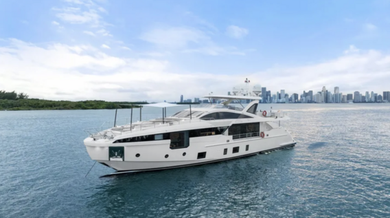 Freedome yacht anchored