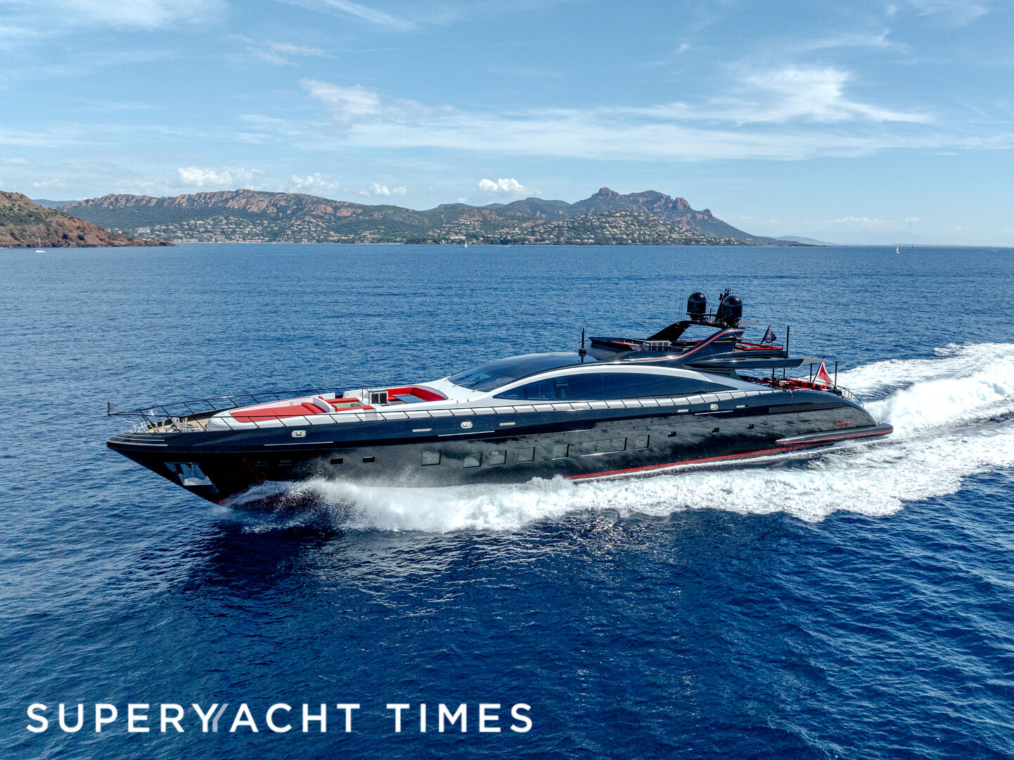 Black Legend yacht cruising