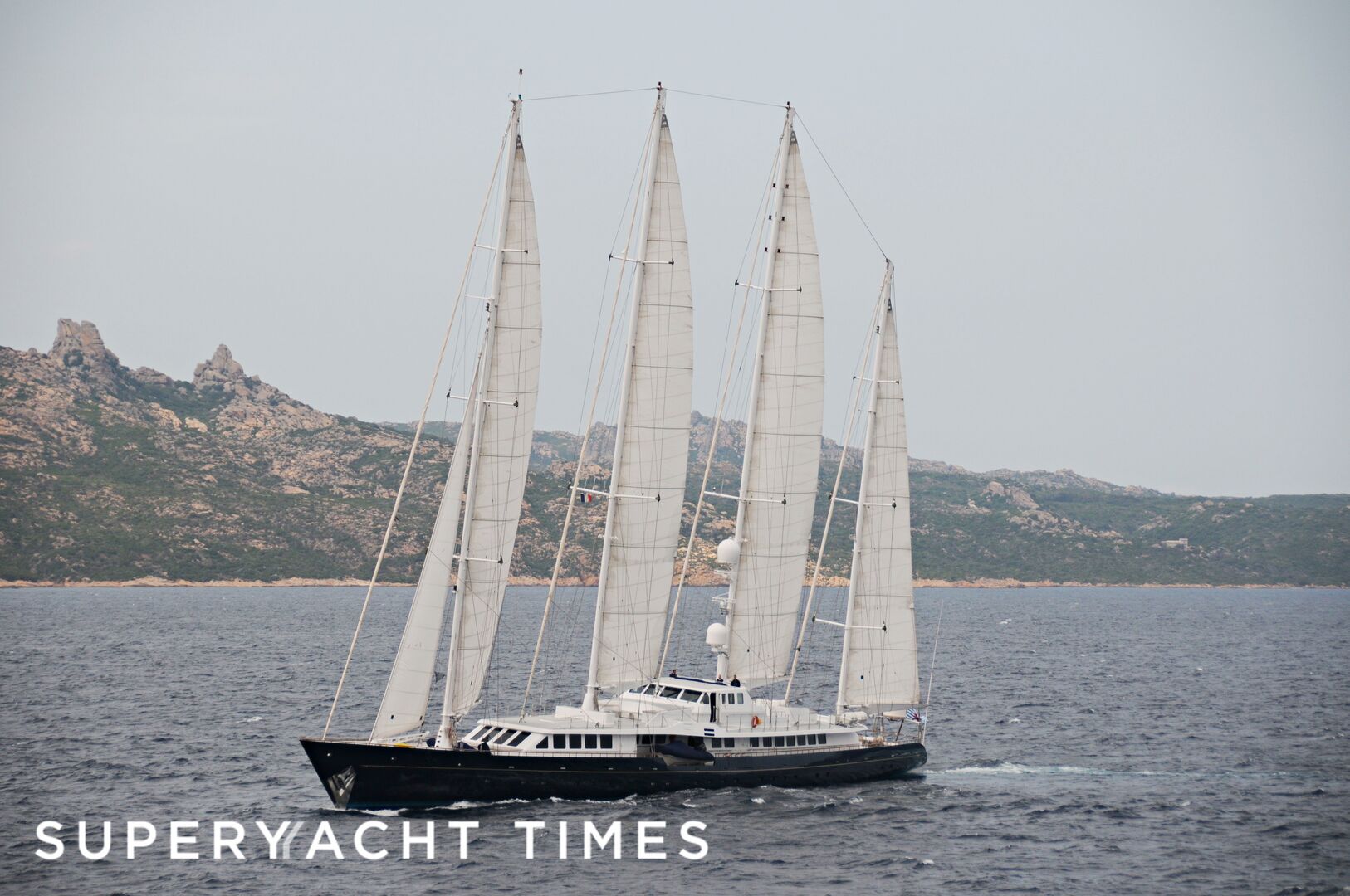 Phocea sailing in the Mediterranean