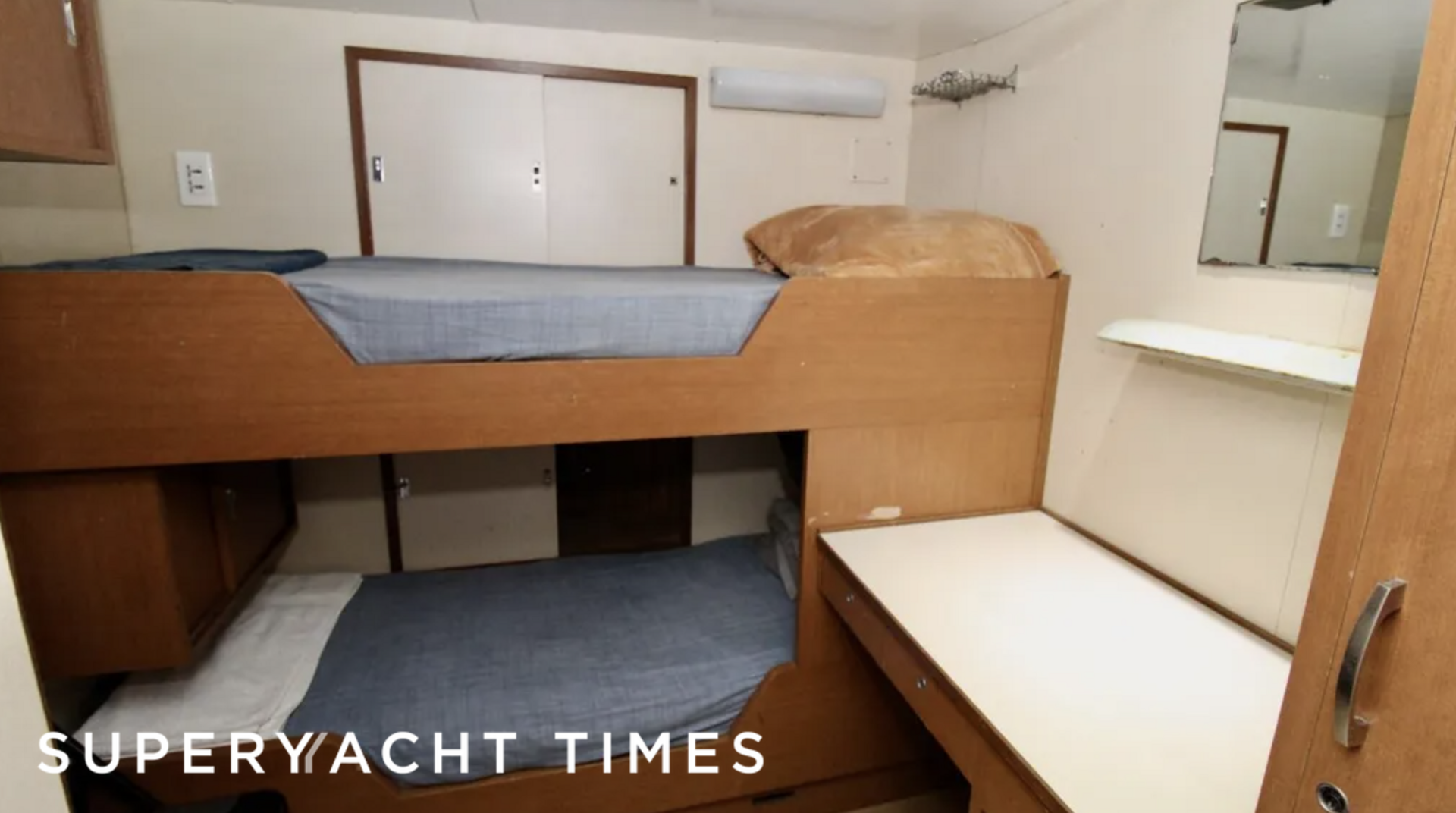 Sharkwater yacht stateroom