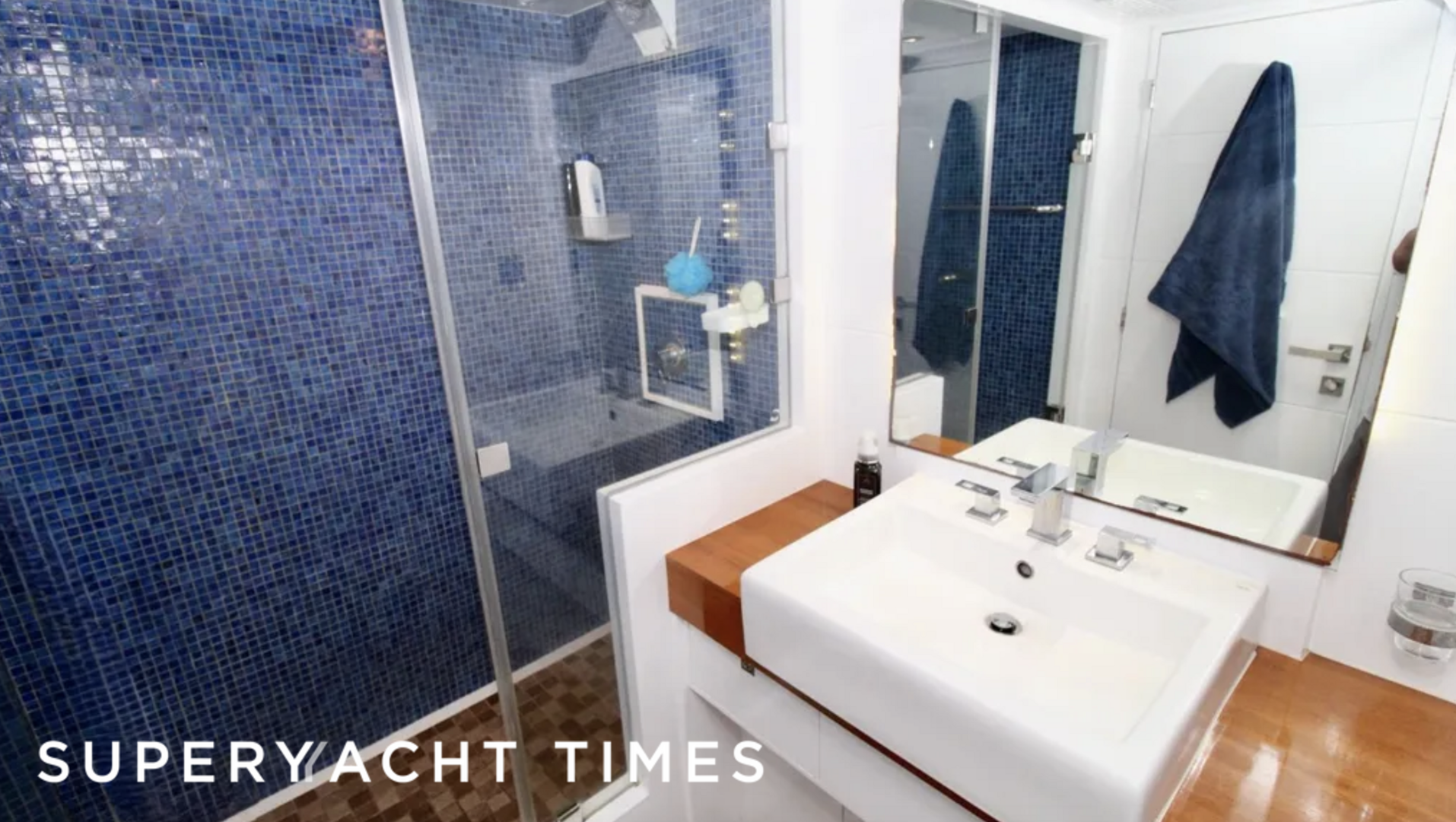 Sharkwater yacht bathroom