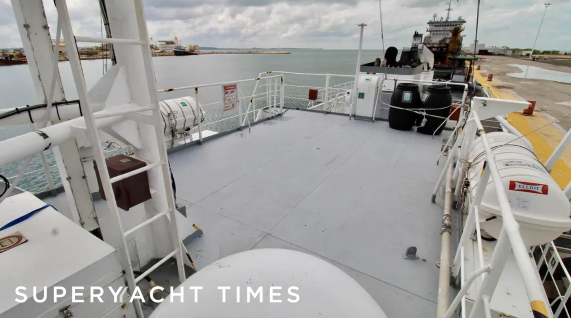 Sharkwater yacht deck