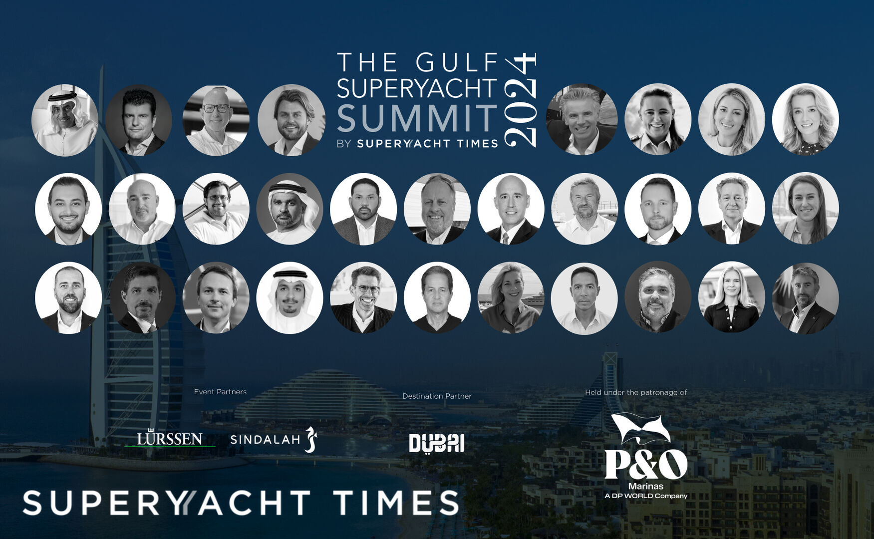 Gulf サイン付き クッション（Gulf Superyacht Summit 2024