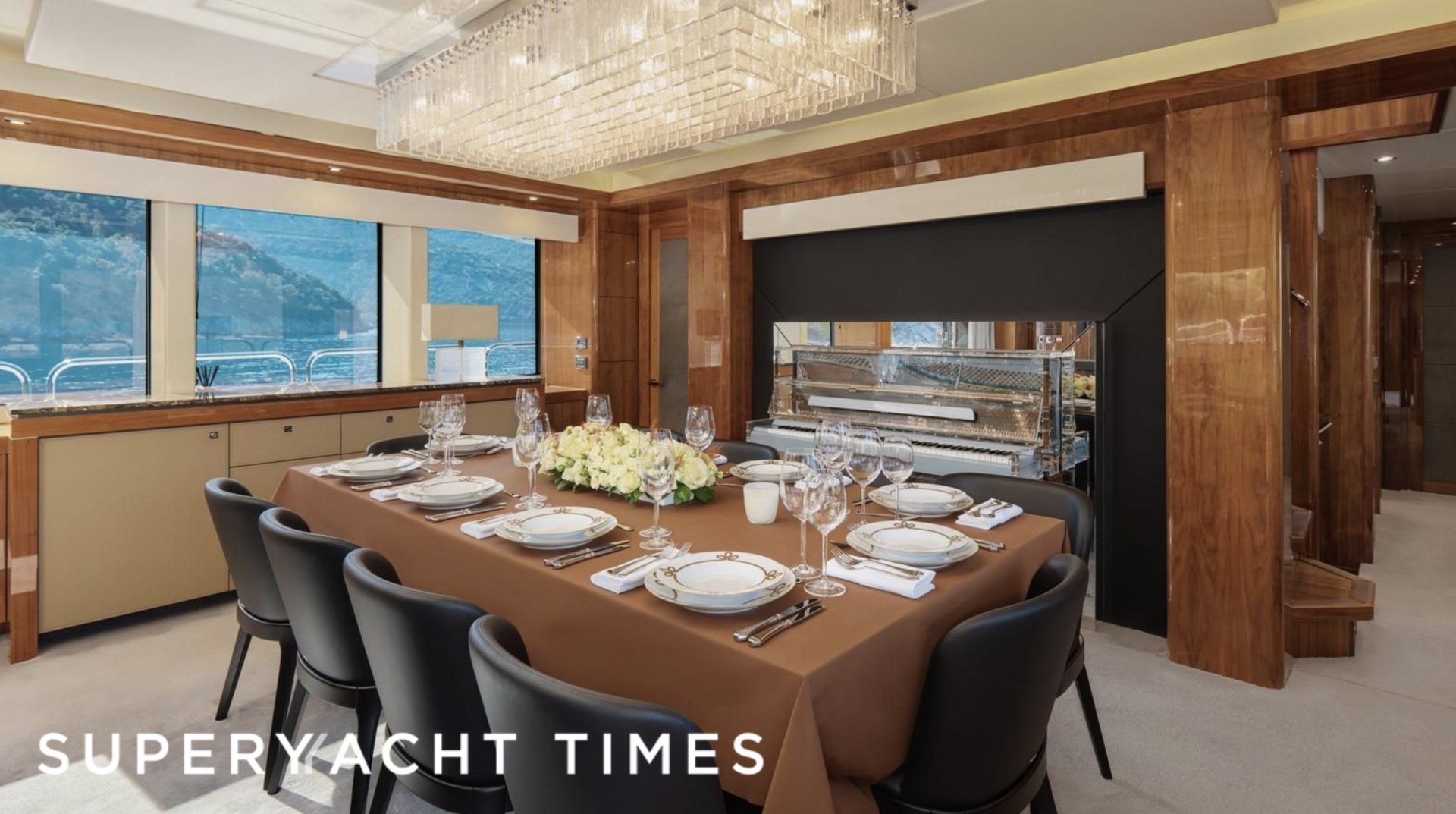 Wicked Play yacht dining