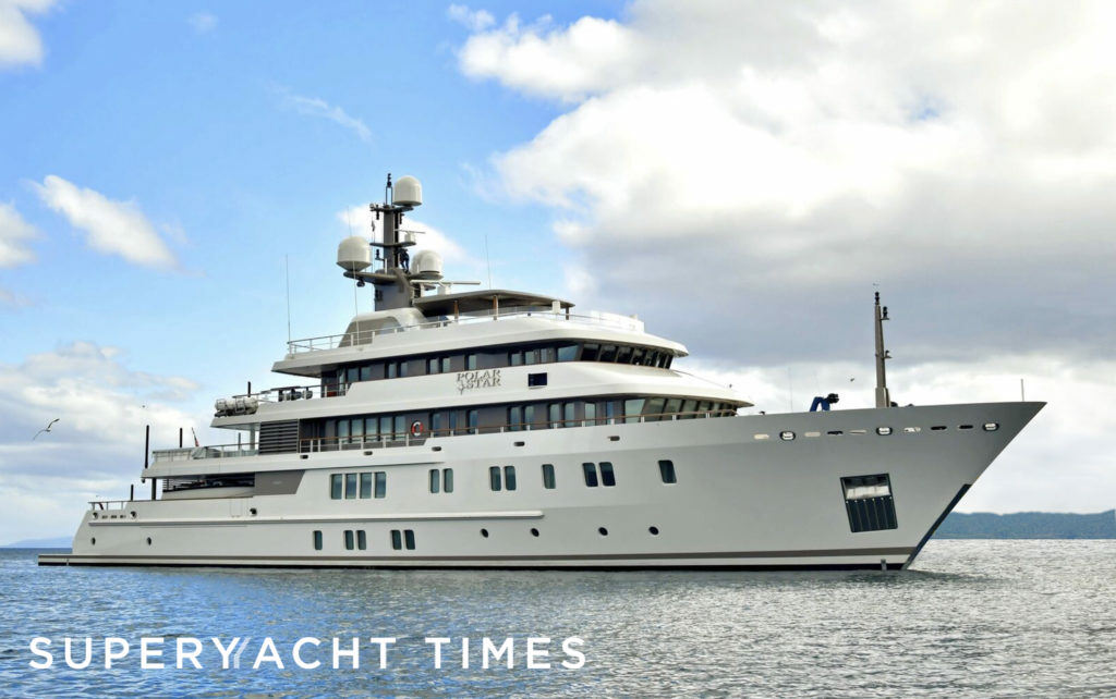 Polar Star yacht cruising