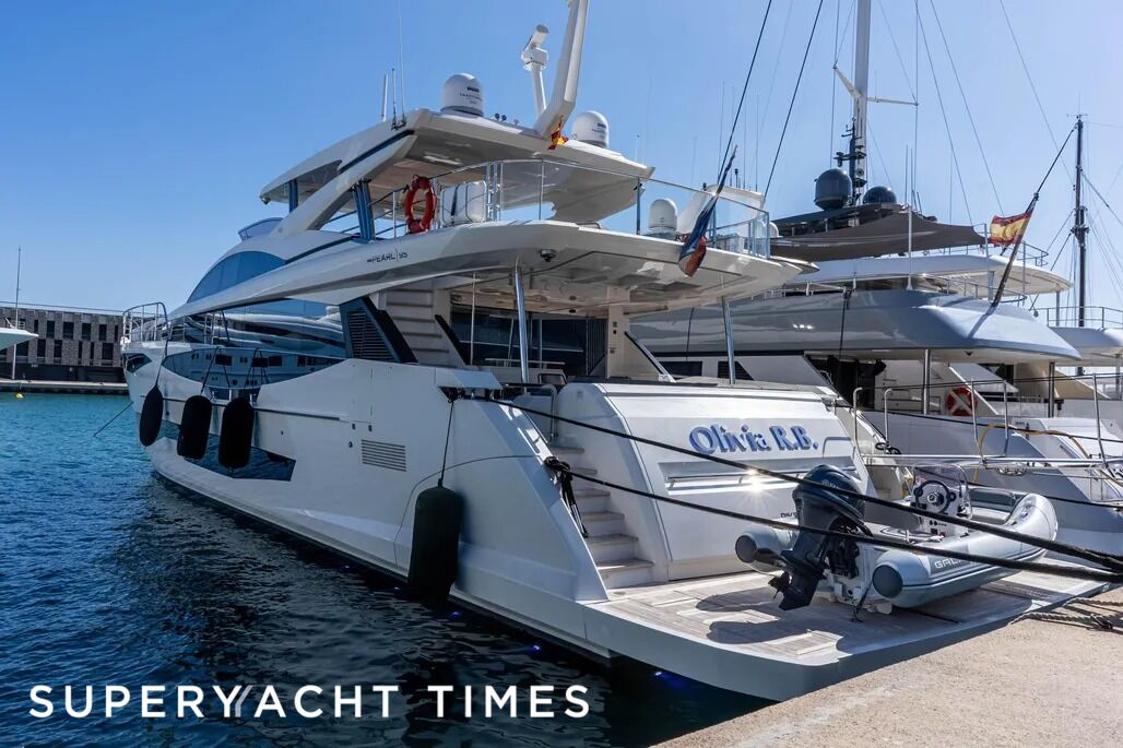 Olivia RB yacht in marina