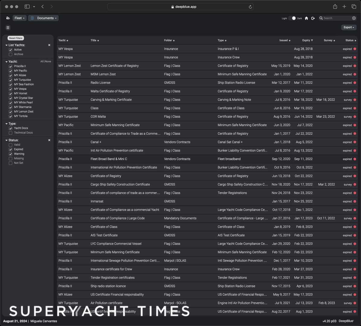 DeepBlue: Streamlined solutions for superyacht management