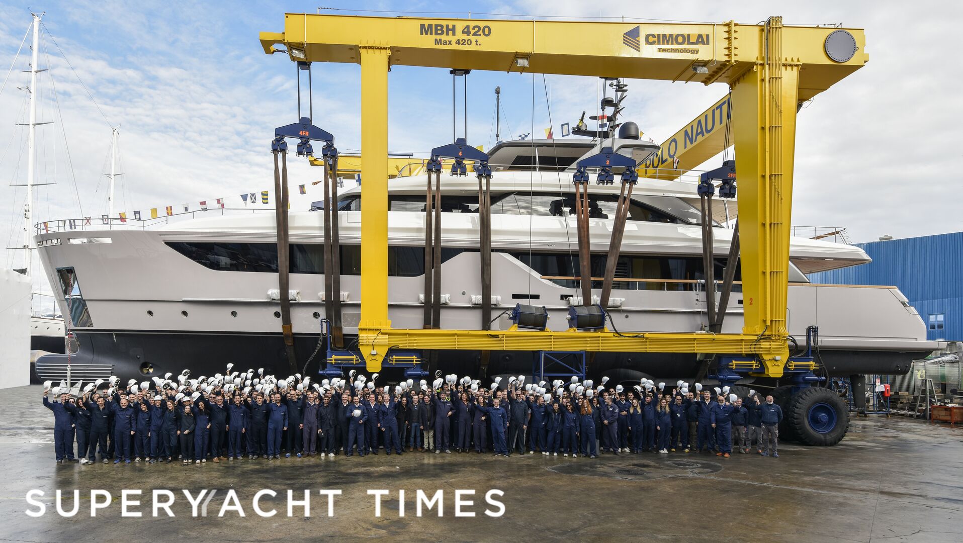 First 40m flagship Sanlorenzo SD132 yacht Andiamo launched