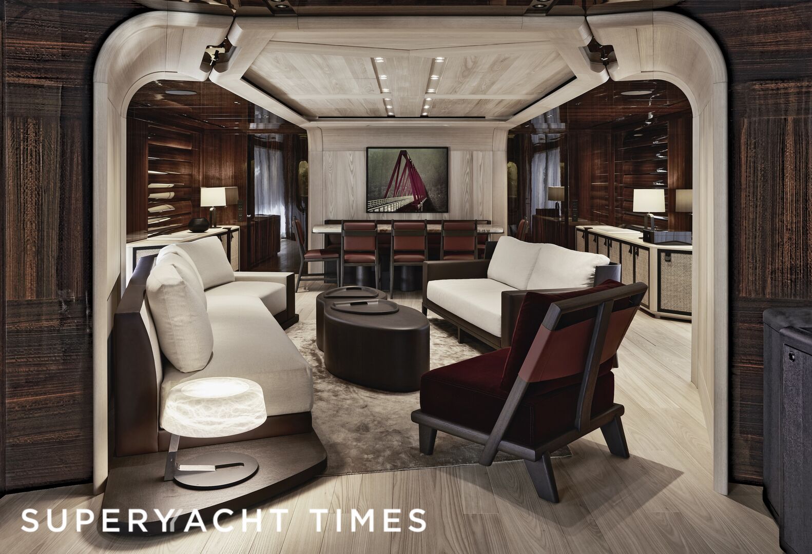 Annabella yacht saloon