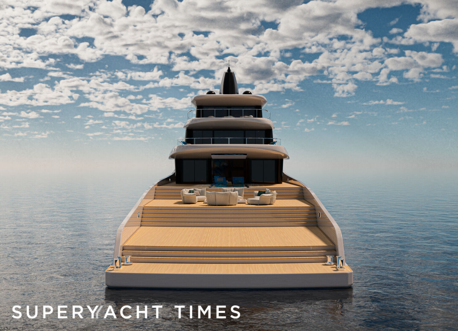 EX65: The 65m ocean wave-inspired yacht by Leonardo Cecchi of