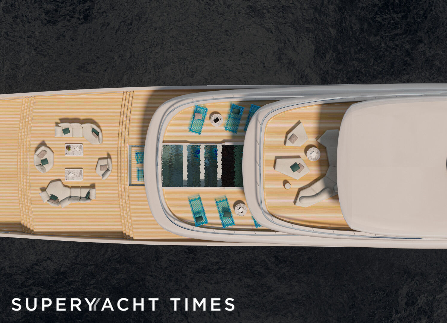 EX65: The 65m ocean wave-inspired yacht by Leonardo Cecchi of