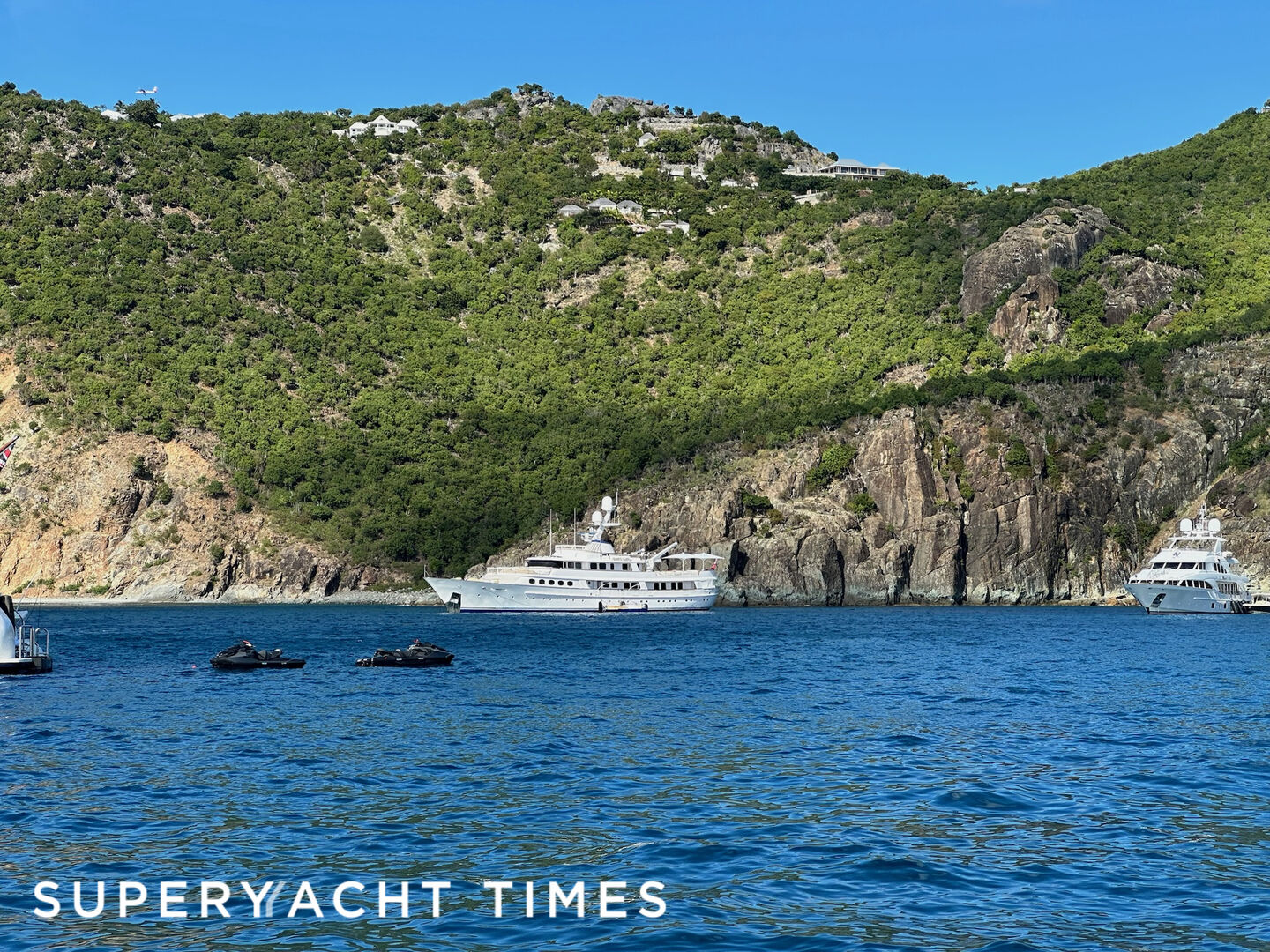 Lady Georgina yacht anchored off St Barths