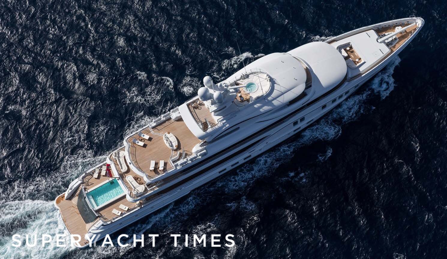 Plvs Vltra yacht aerial