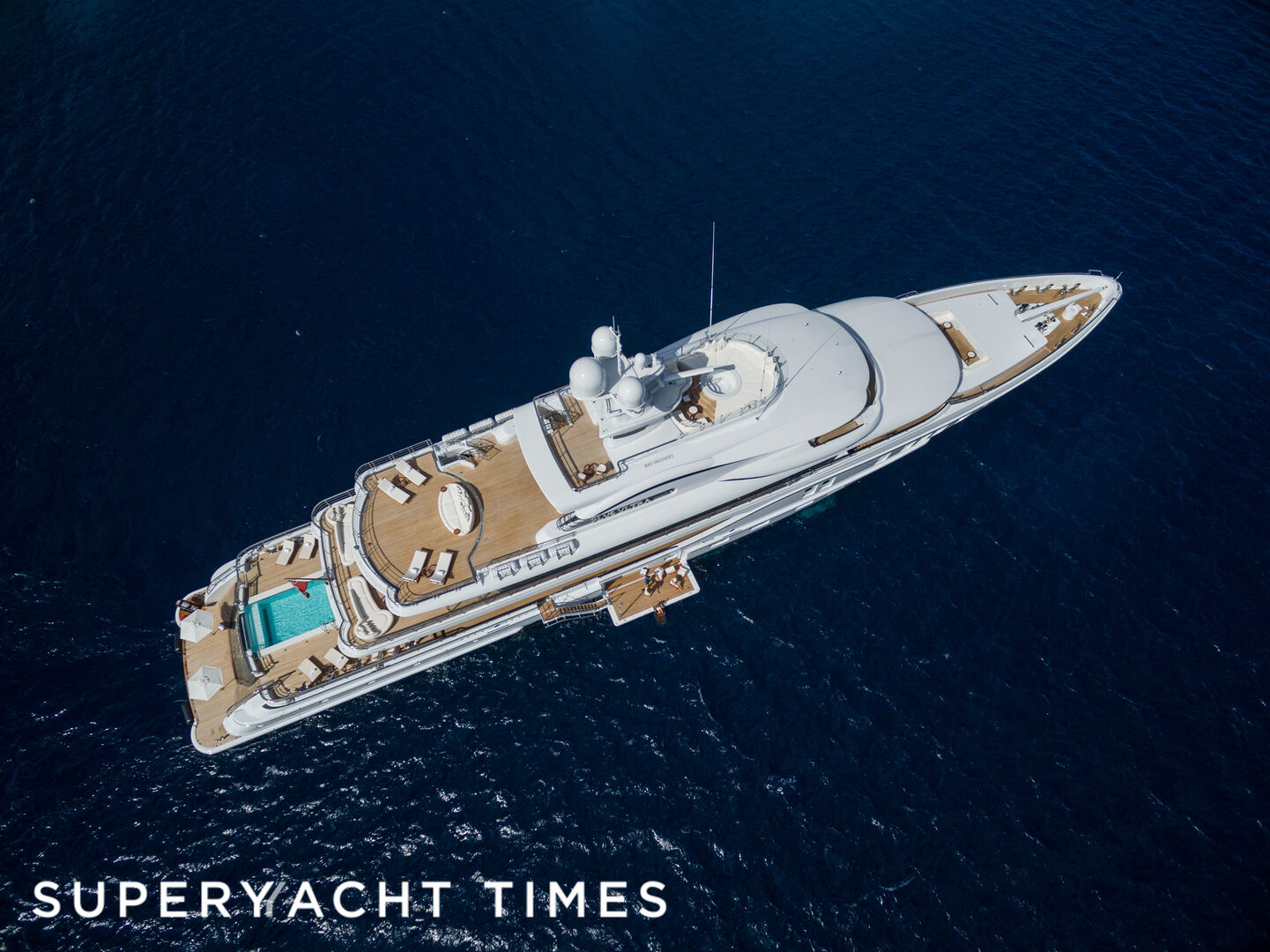 Plvs Vltra yacht aerial