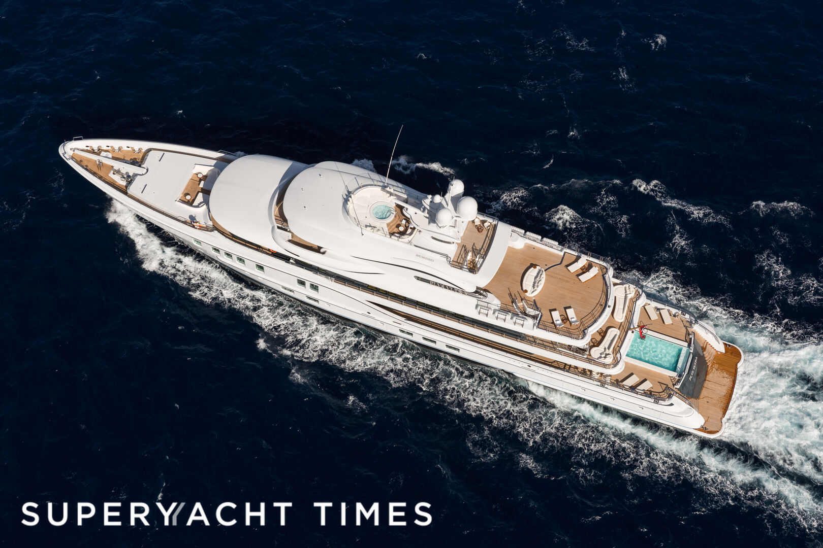 Plvs Vltra yacht aerial