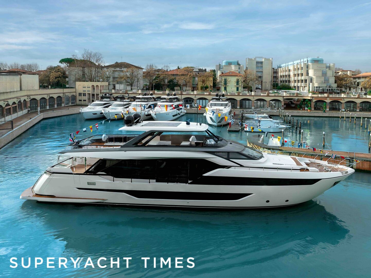 First 29m Ferretti 940 motor yacht launched