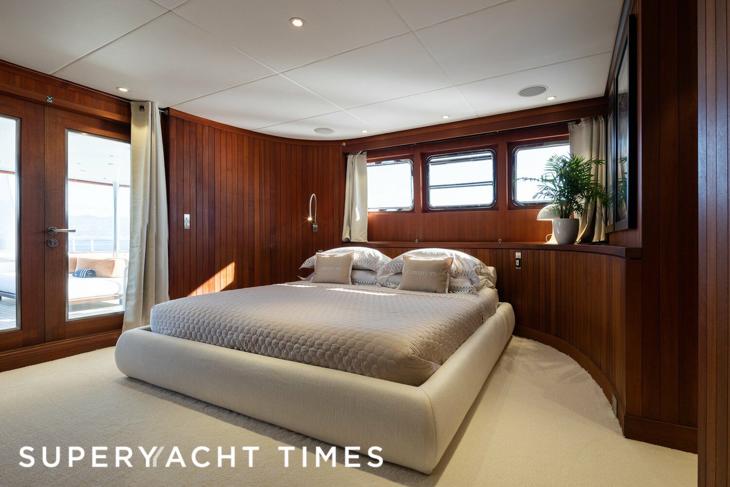 Curiosity yacht stateroom