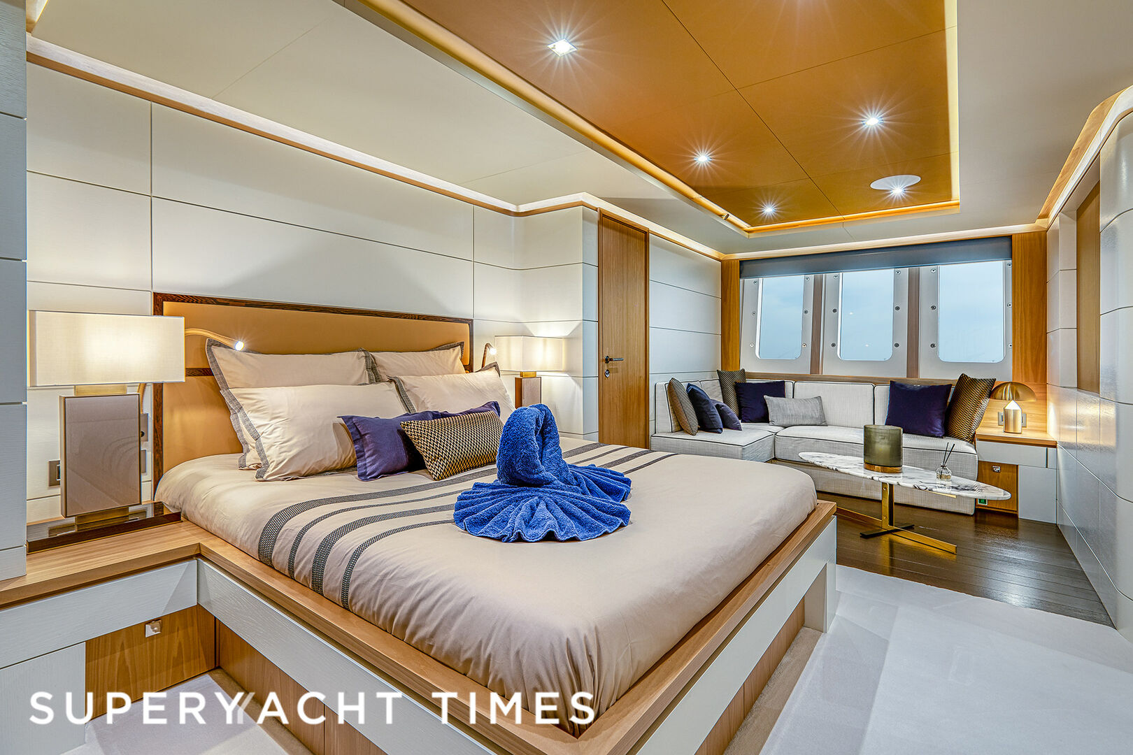 Millesime yacht stateroom