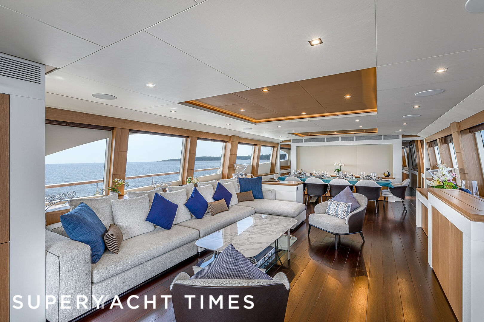 Millesime yacht saloon