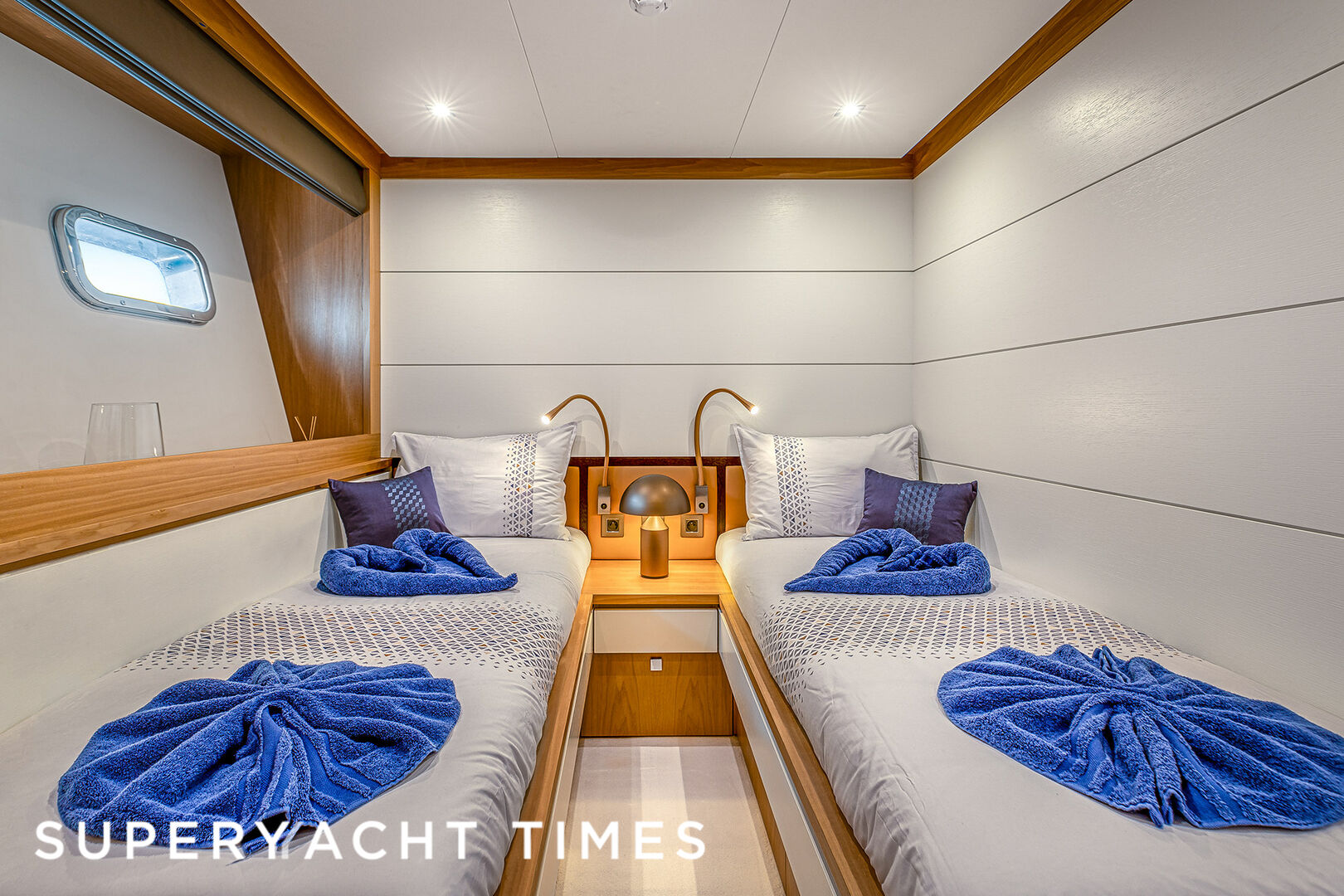 Millesime yacht stateroom