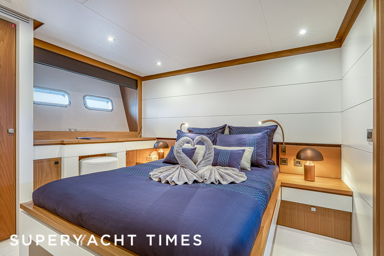 Millesime yacht stateroom