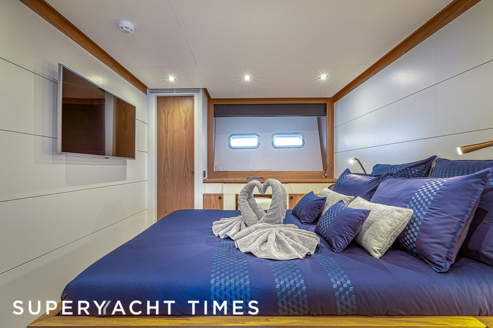 Millesime yacht stateroom