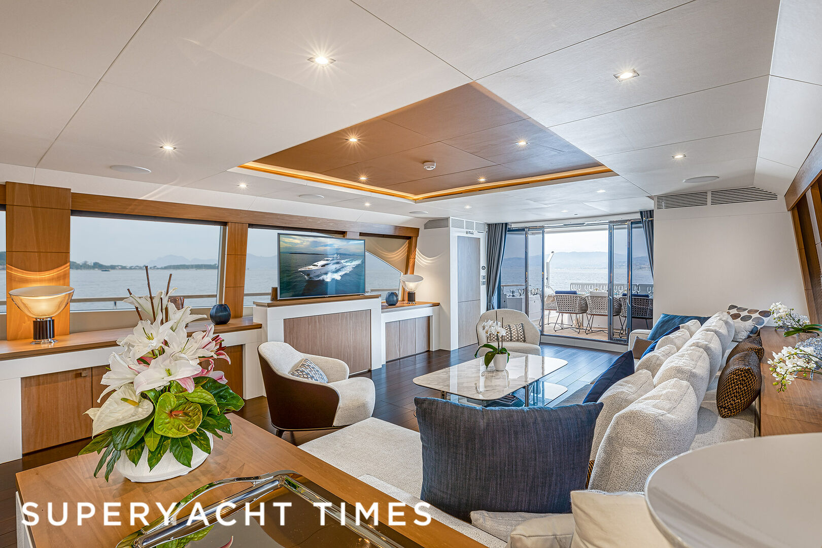 Millesime yacht saloon
