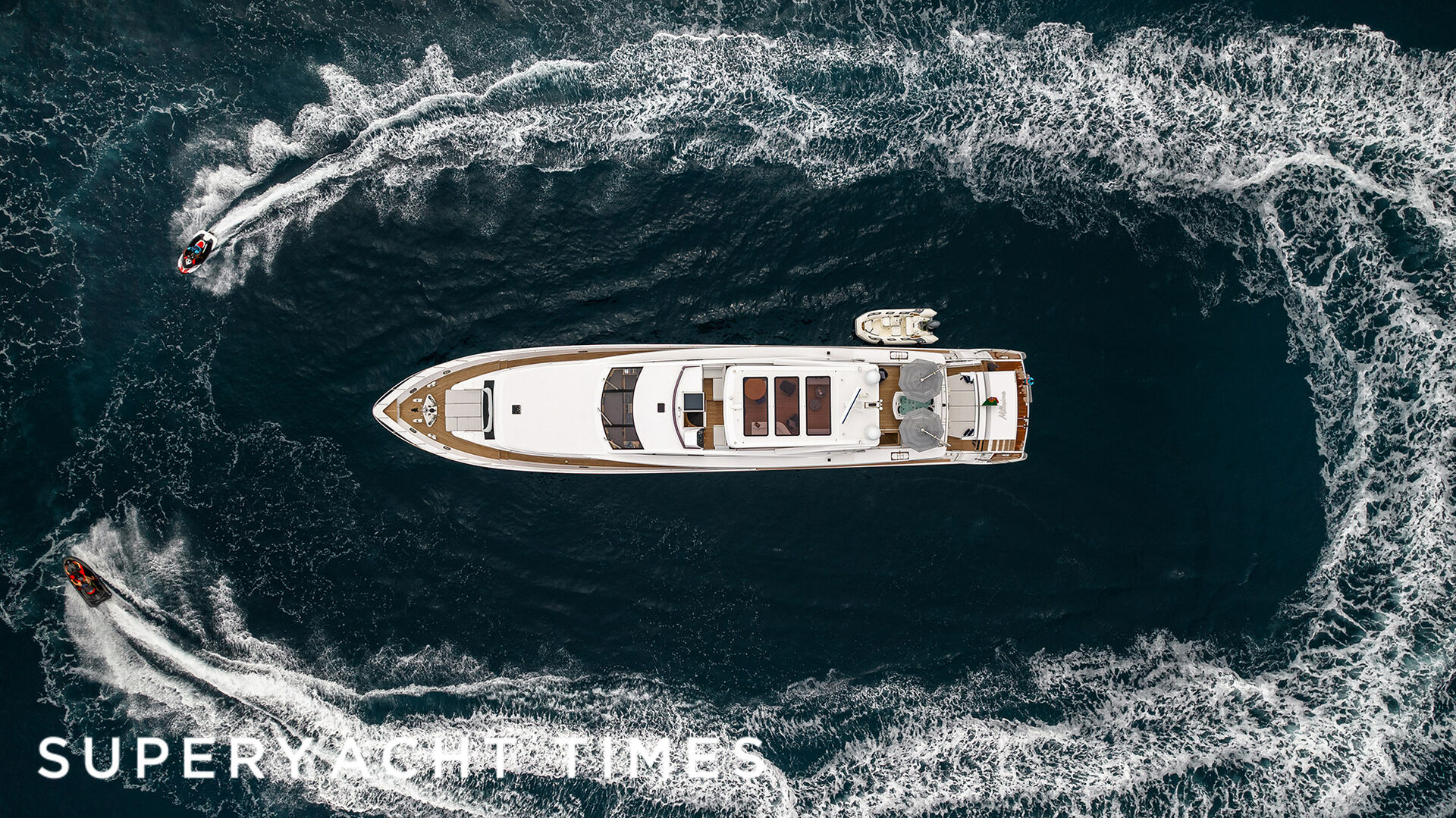 Millesime yacht aerial