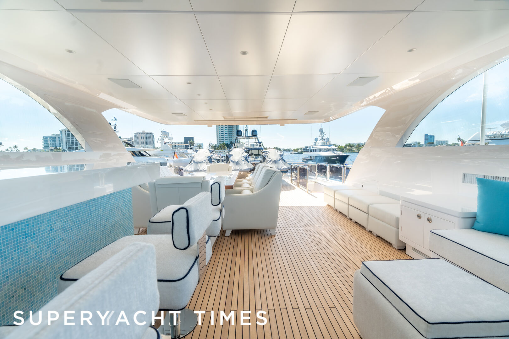 Miss Michelle yacht deck