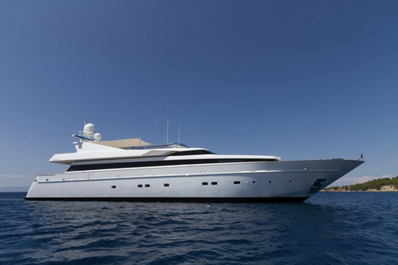 Mabrouk yacht anchored