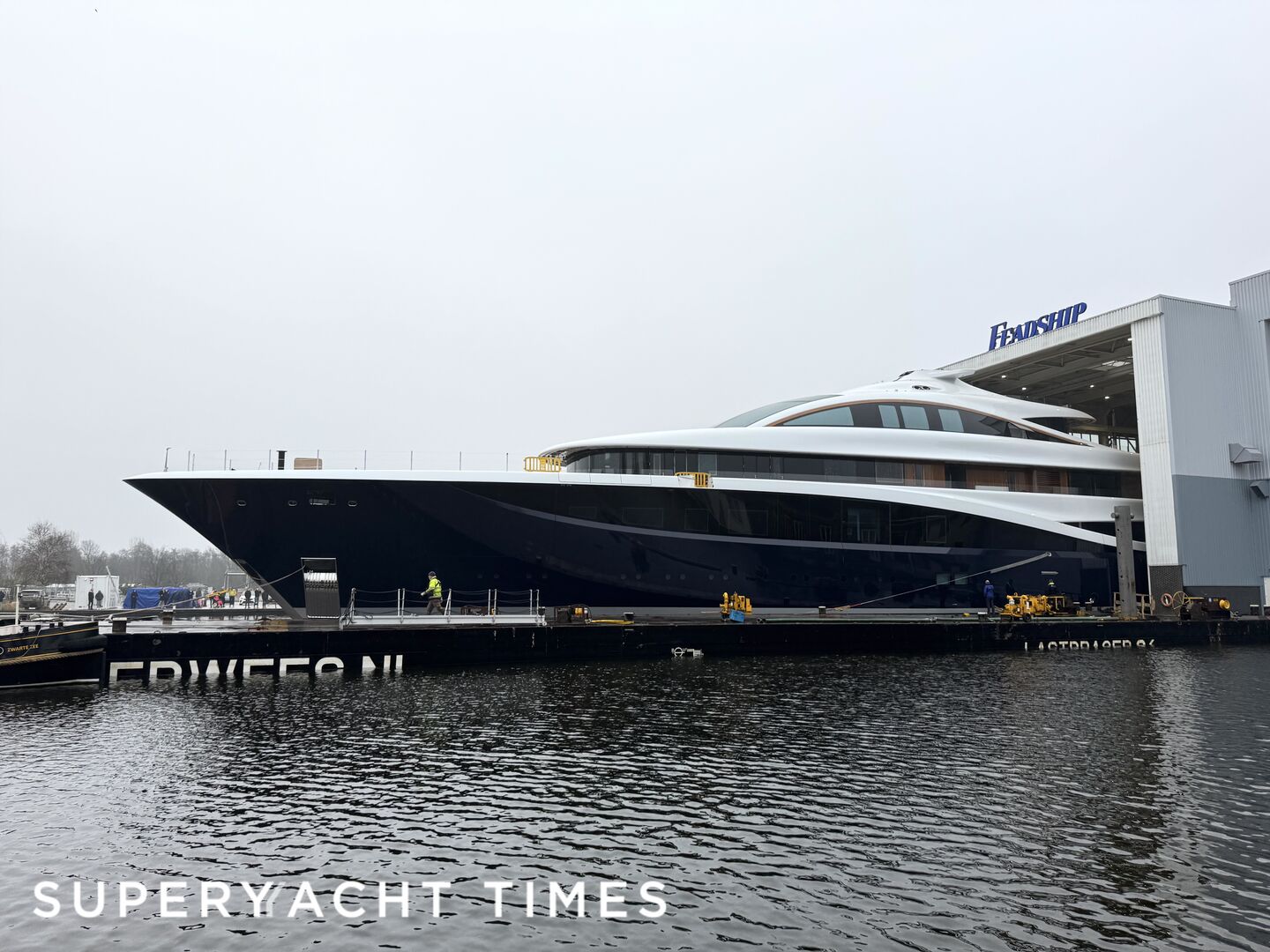 80m Feadship 714 superyacht launched