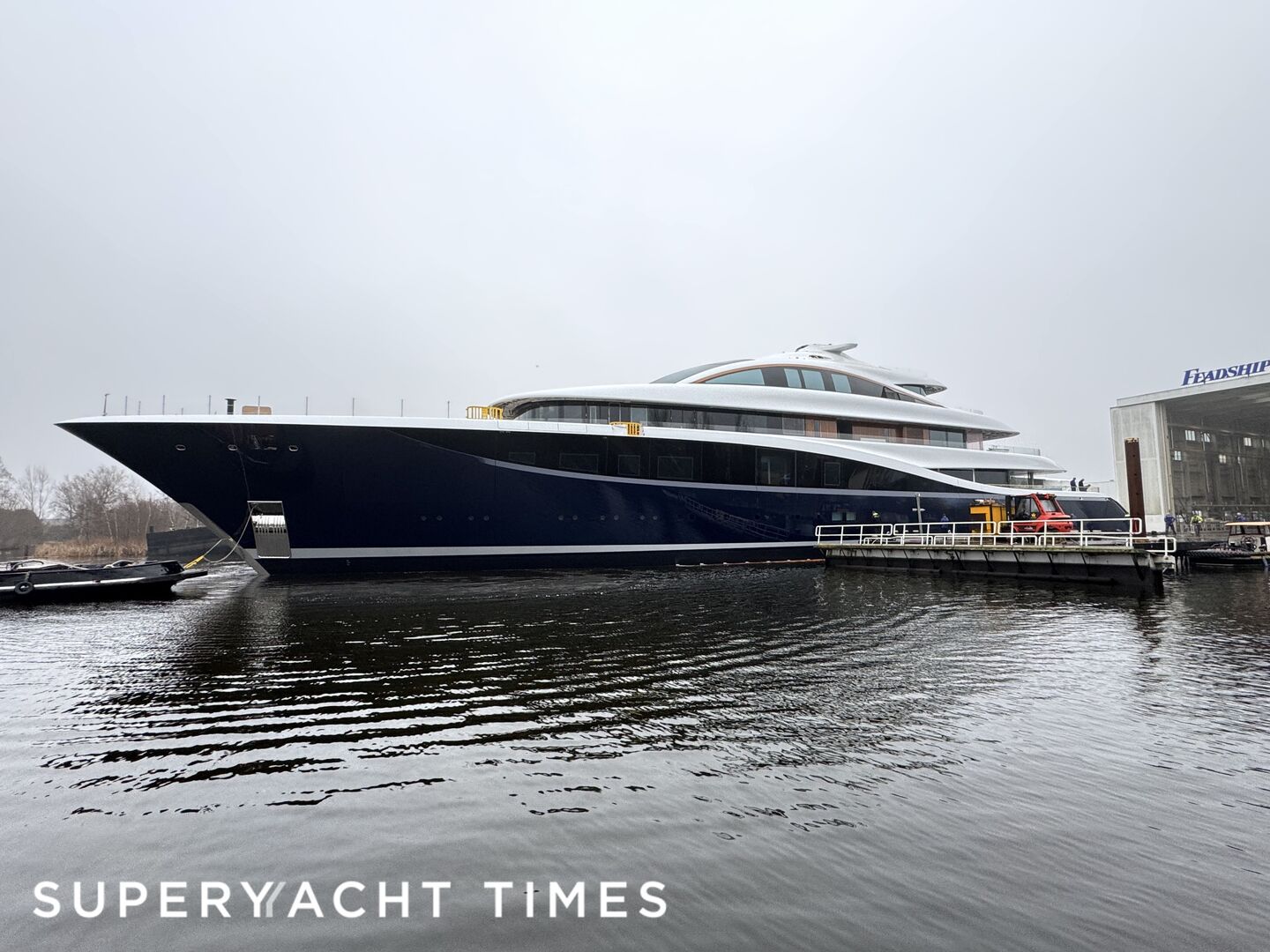 80m Feadship 714 superyacht launched