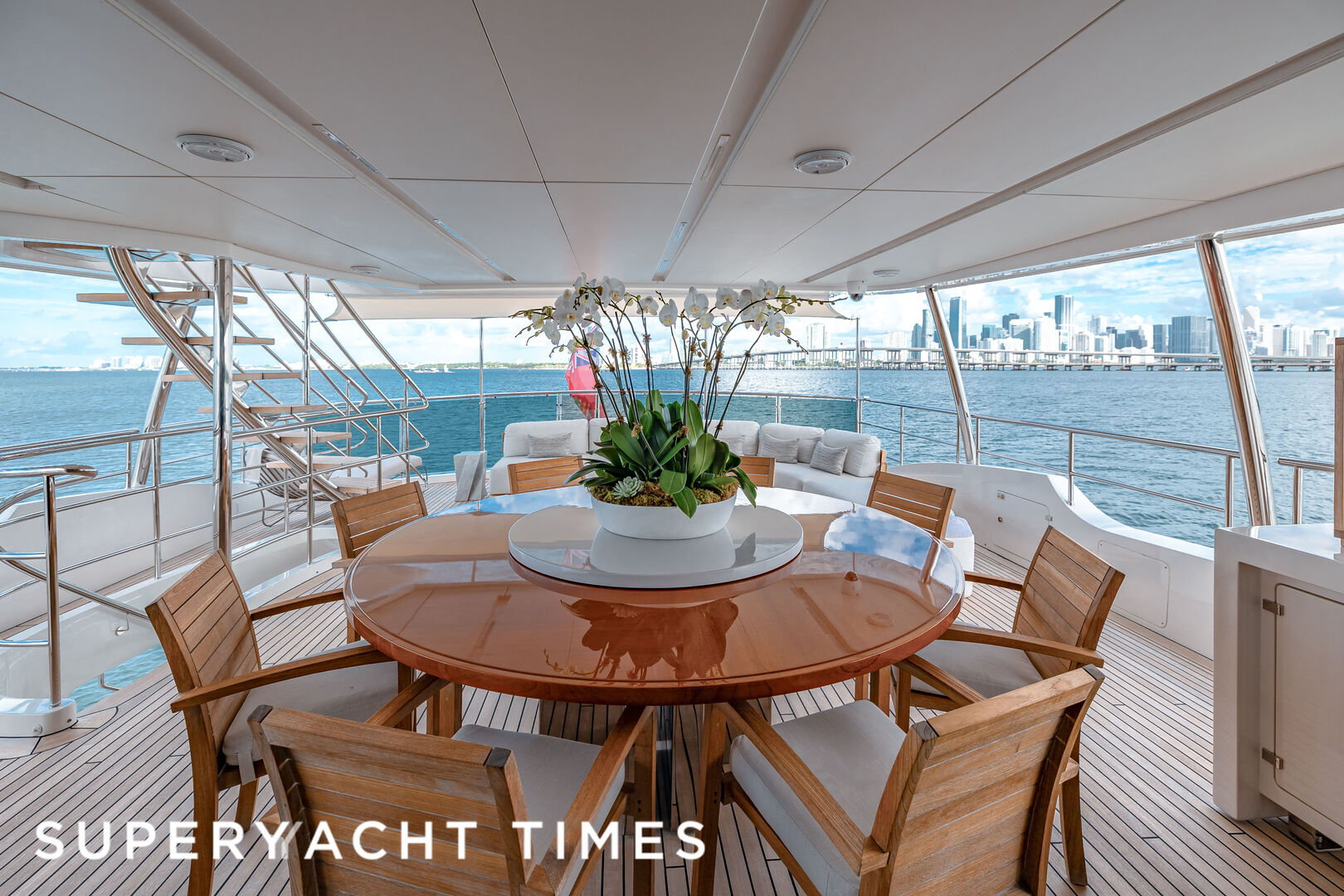 Patience yacht deck