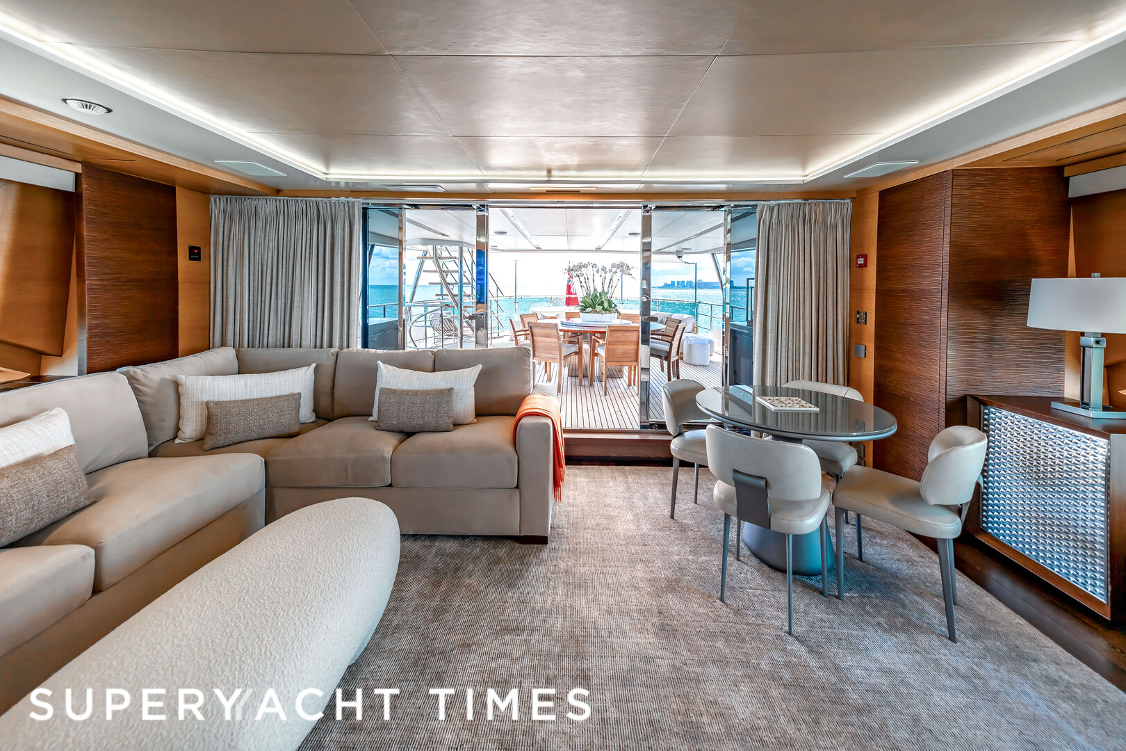 Patience yacht saloon