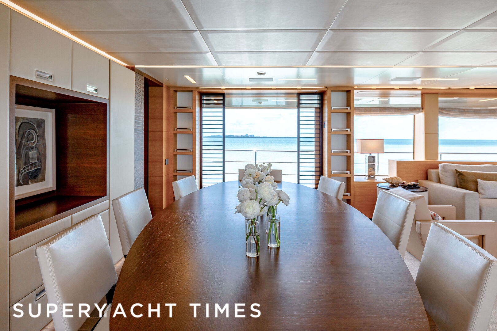 Patience yacht dining