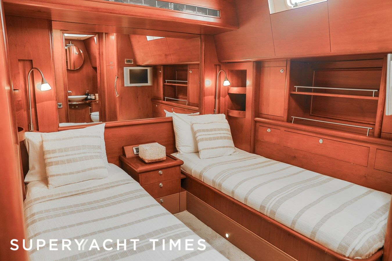 Golden Touch yacht stateroom