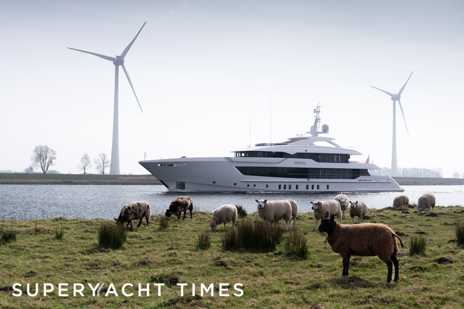 Serena yacht cruising