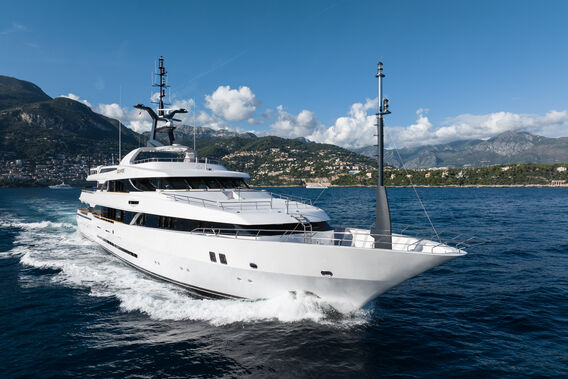 Solafide yacht after refit cruising