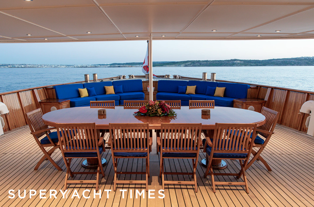 Paloma yacht deck