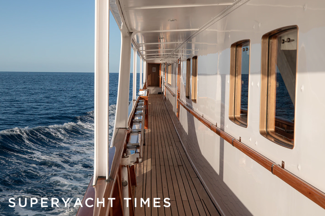 Paloma yacht deck