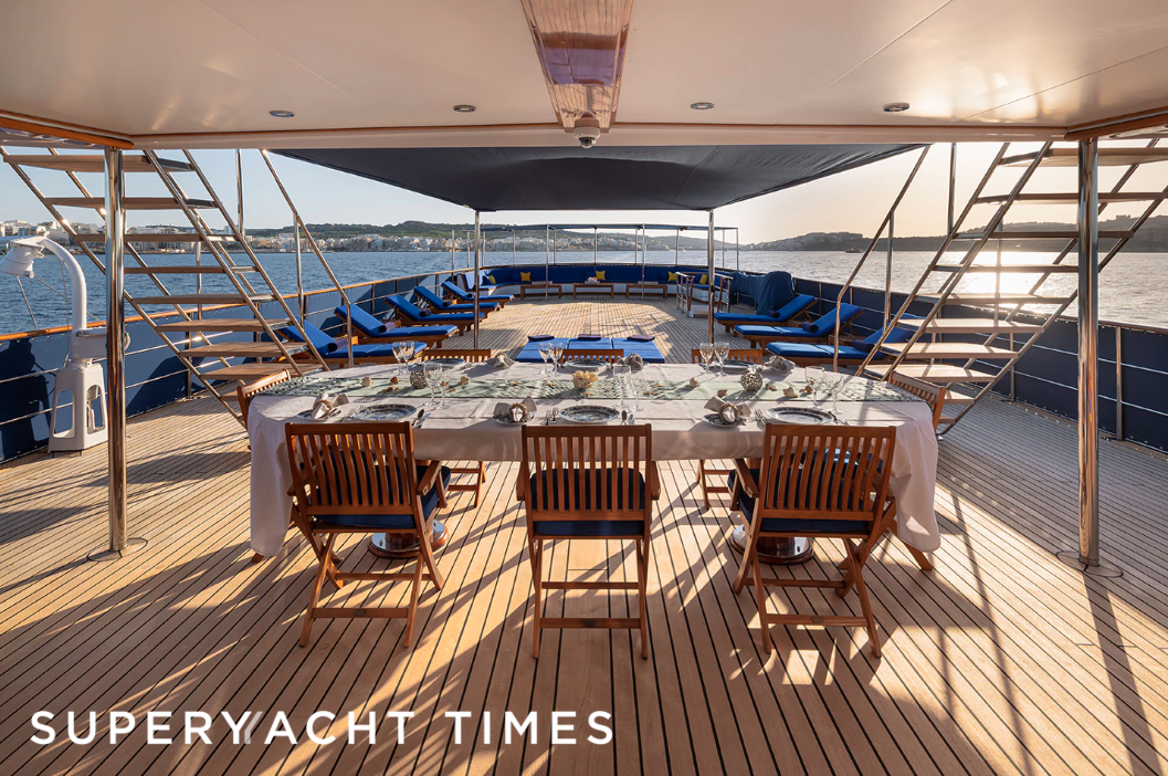 Paloma yacht deck