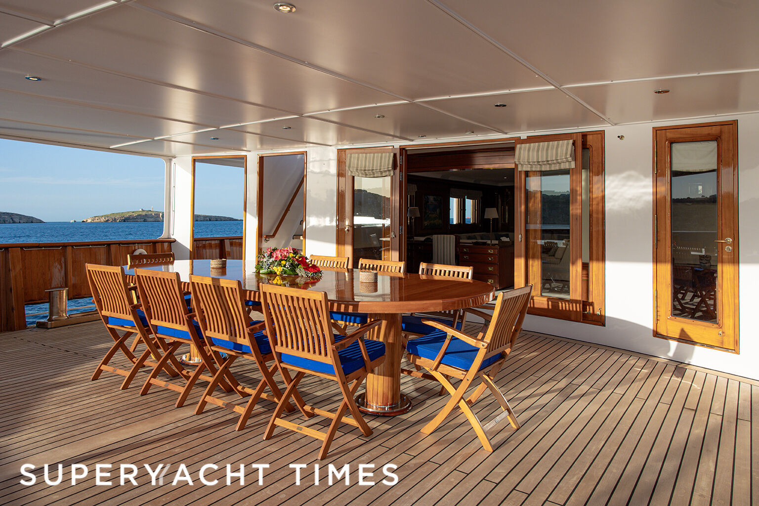 Paloma yacht deck