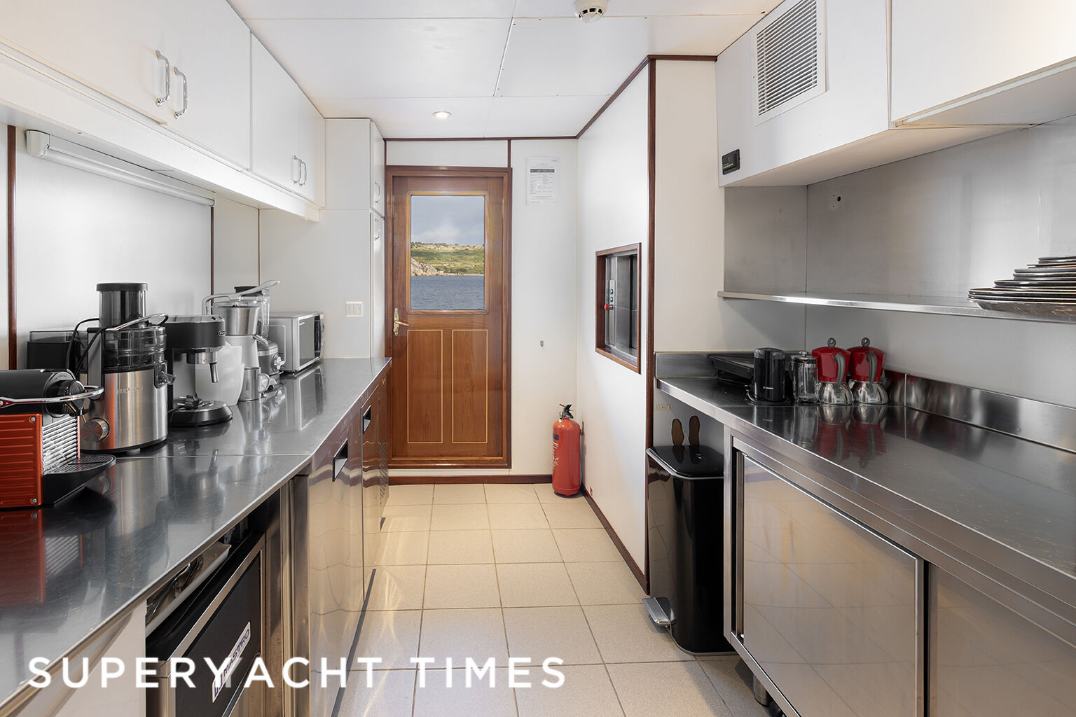 Paloma yacht galley